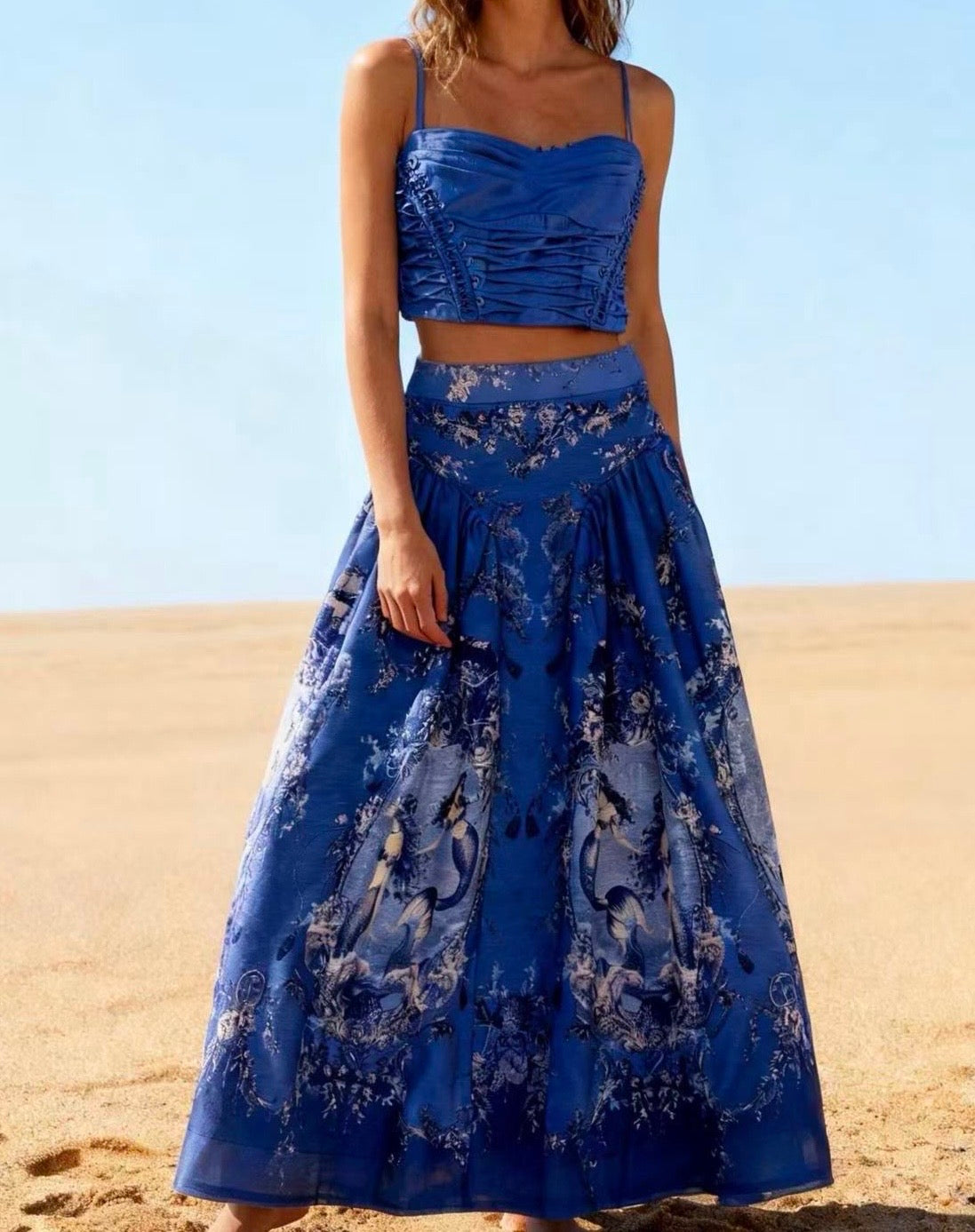 Bold Romantic Mermaid skirt set